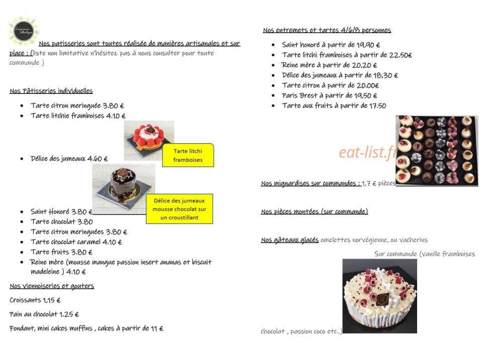 Les Jumeaux Authentiques — carte page 3