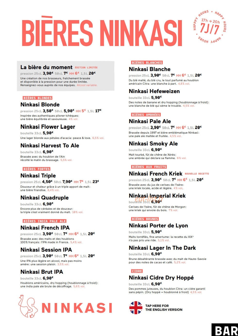 Ninkasi — carte page 2