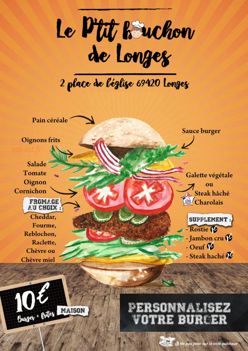 Le p'tit bouchon de Longes — carte page 2