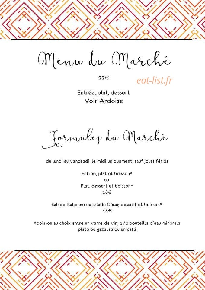 Auberge de la Source — carte page 2