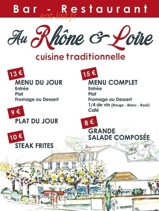 Au Rhône & Loire — carte page 1