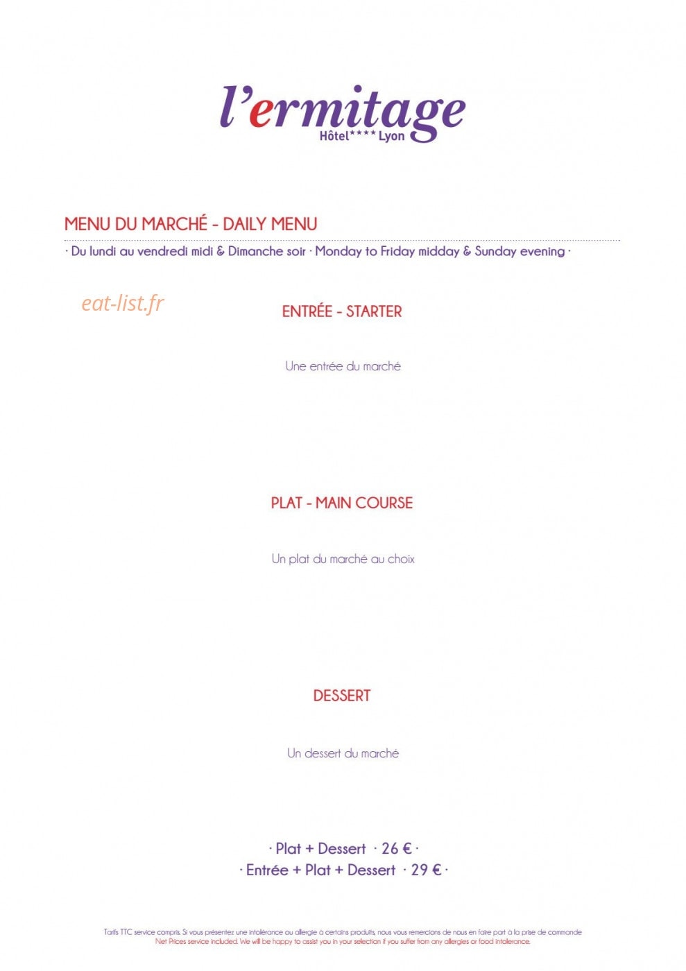 L'Ermitage — carte page 1