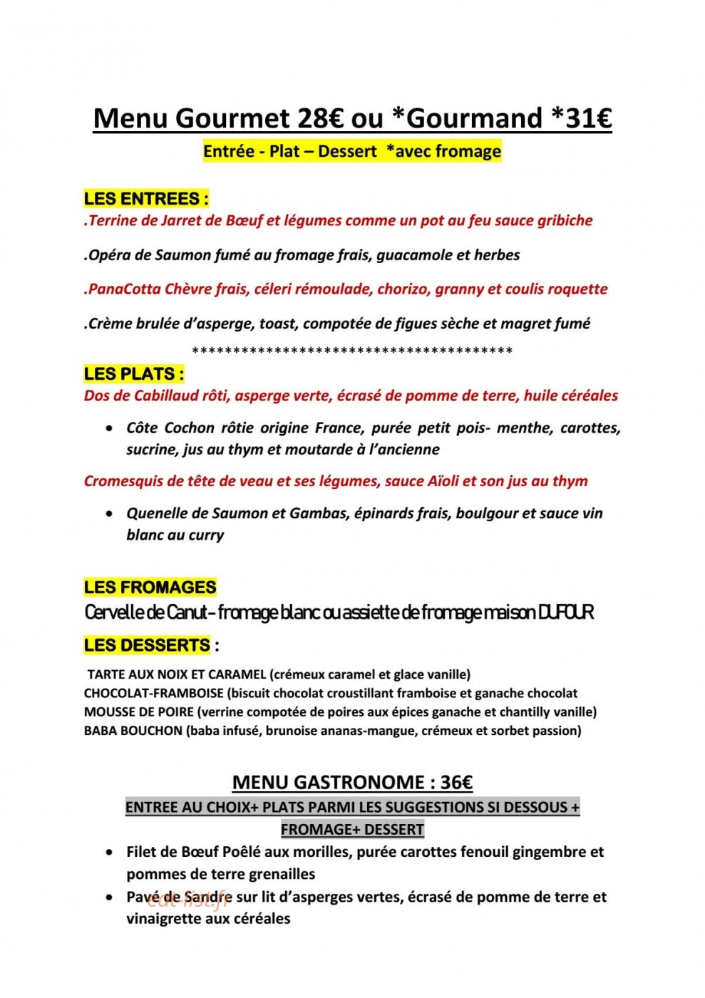 La Benoite — carte page 1