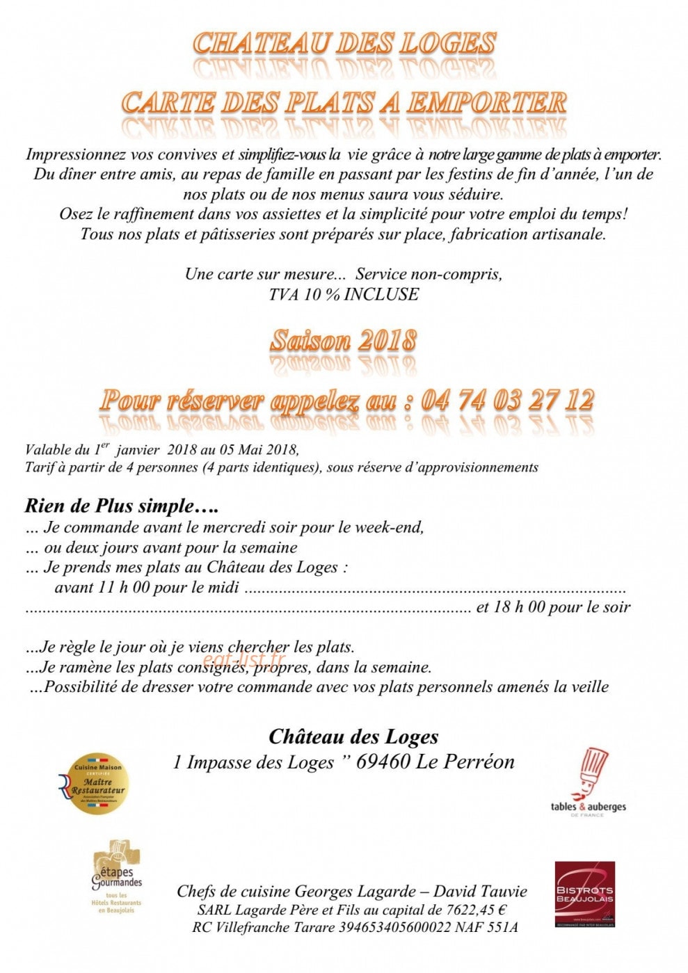 Château des Loges — carte page 4