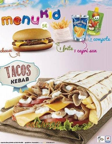 Délice Kebab — carte page 2