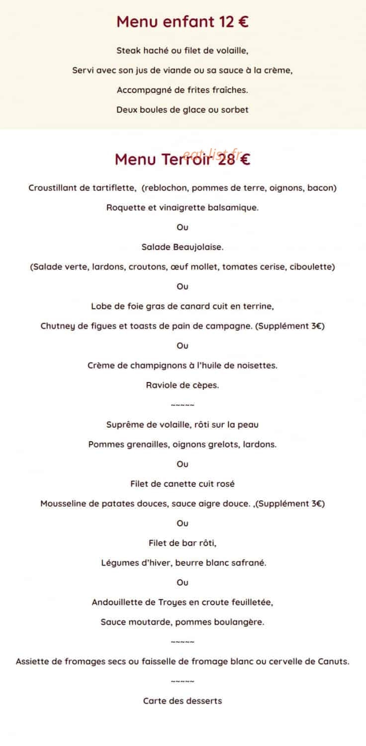 Esprit Beaujolais — carte page 2