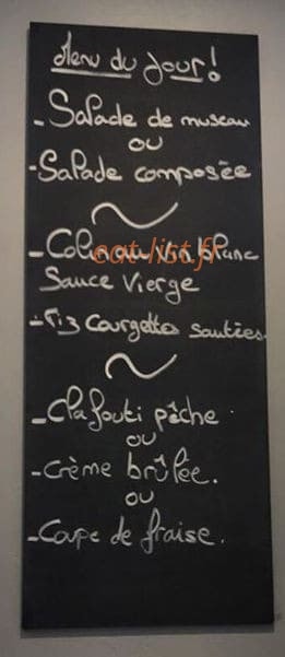 Coté comptoir — carte page 1