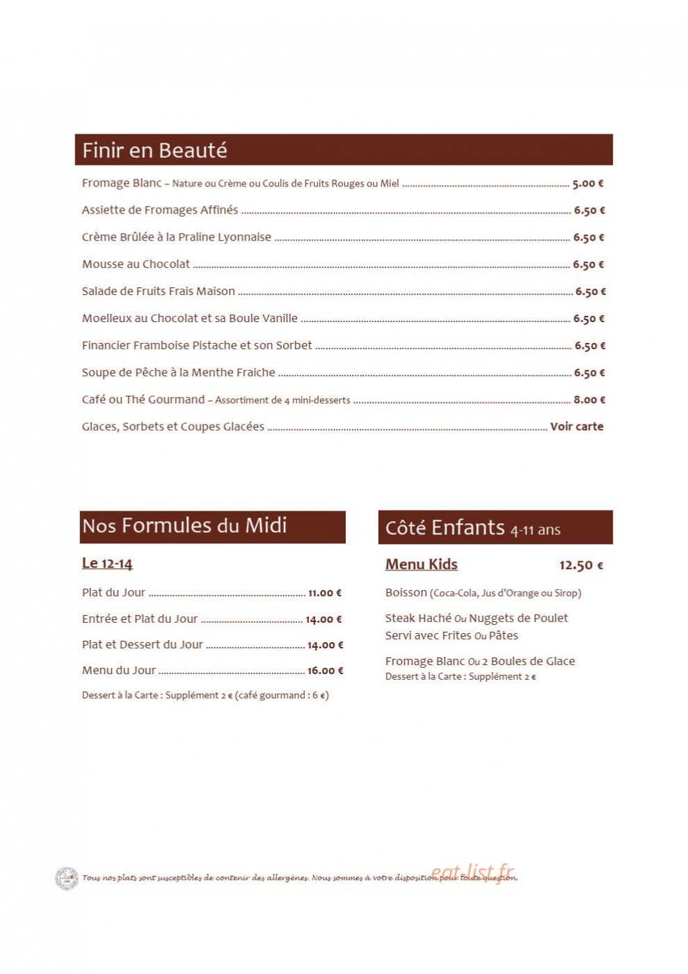 Côté Sud — carte page 6