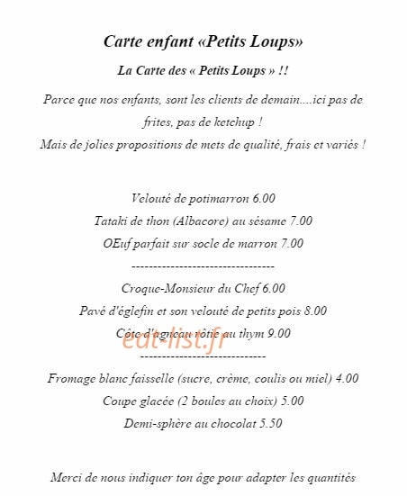 Le Jardin Gourmand — carte page 5