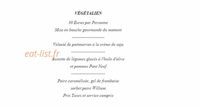 Le Jardin Gourmand — carte page 4