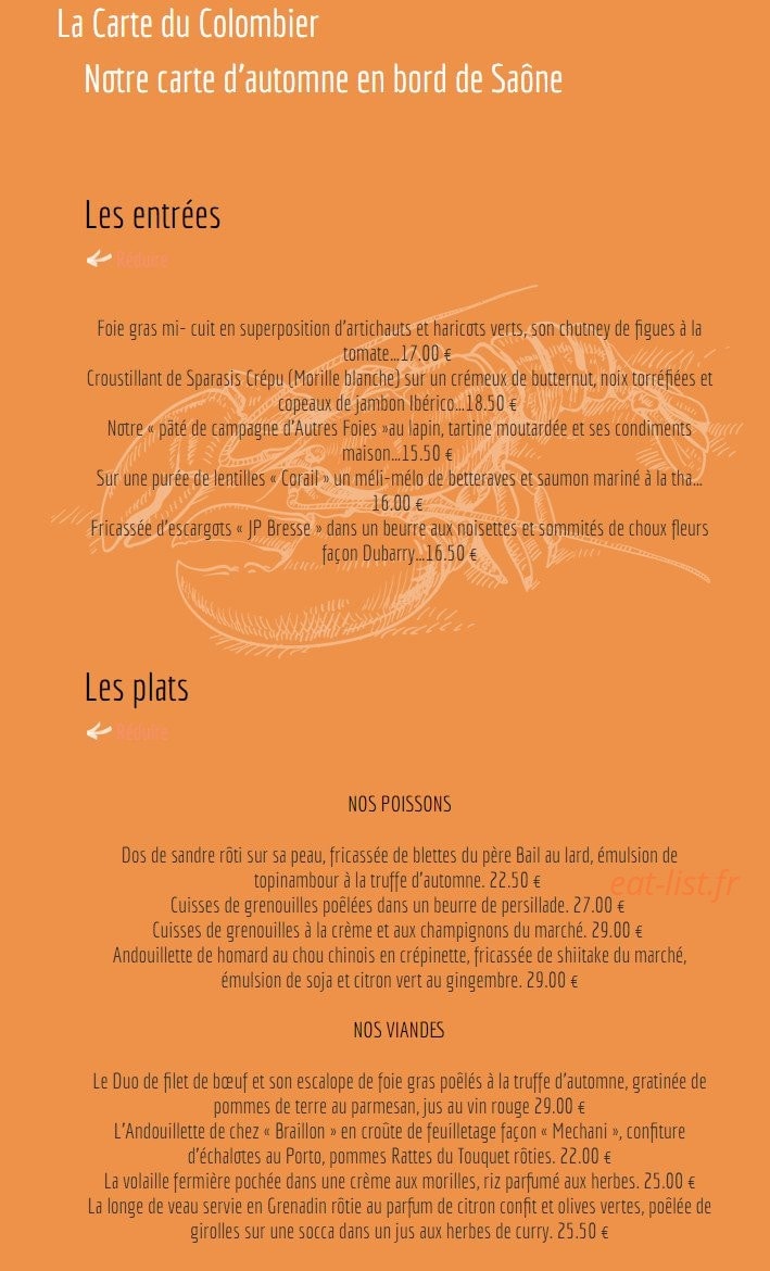 Au Colombier — carte page 3
