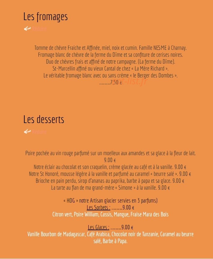 Au Colombier — carte page 4