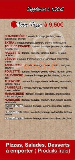 Instant Pizza — carte page 4