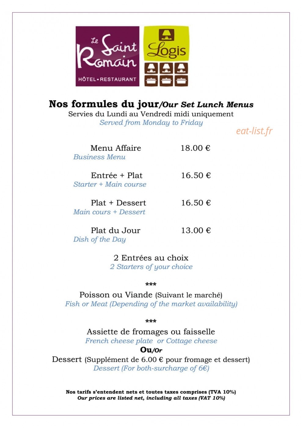 Saint Romain — carte page 3