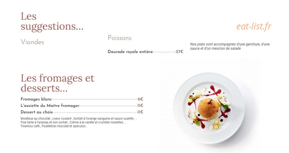 Les Terrasses de Pommiers — carte page 6