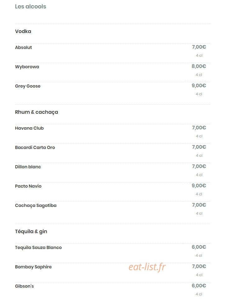 Gourmet Bron Restaurant & Bar — carte page 8