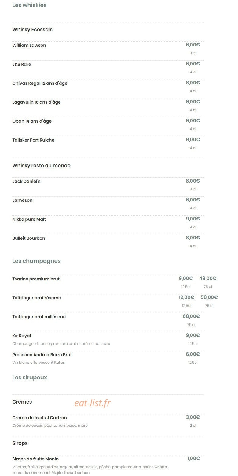Gourmet Bron Restaurant & Bar — carte page 9