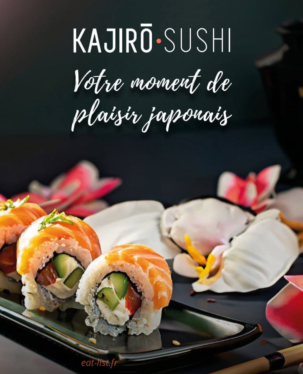 Kajirō Sushi — carte page 1