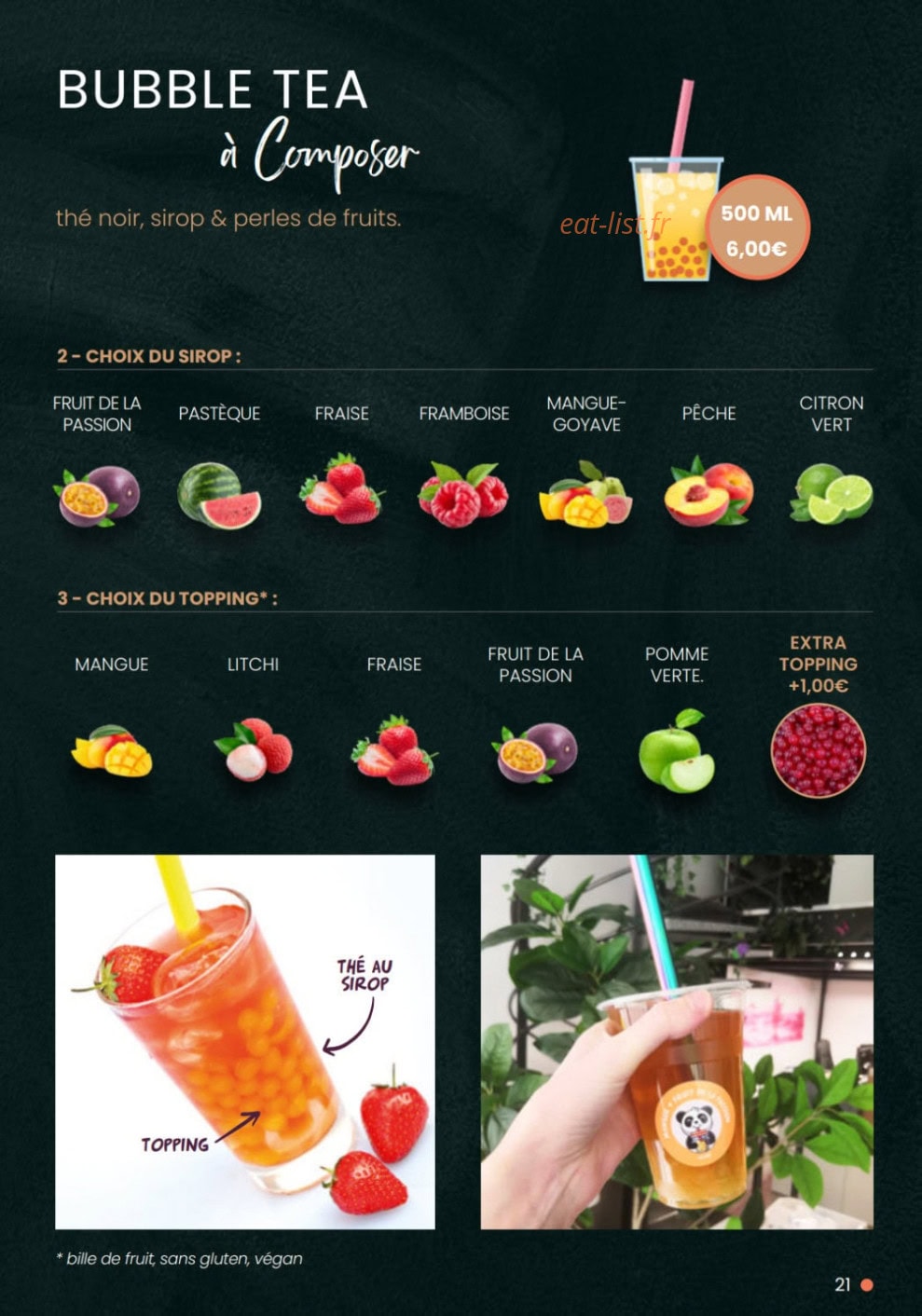 Kajirō Sushi — carte page 20