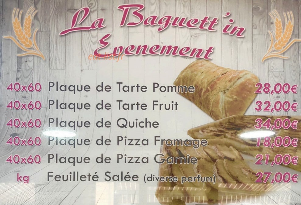 La Baguett’in — carte page 2