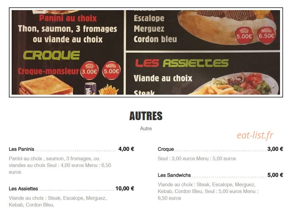 Salem Food — carte page 4