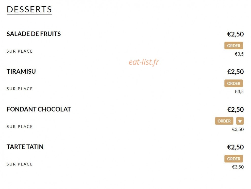 Soul Food Café — carte page 4