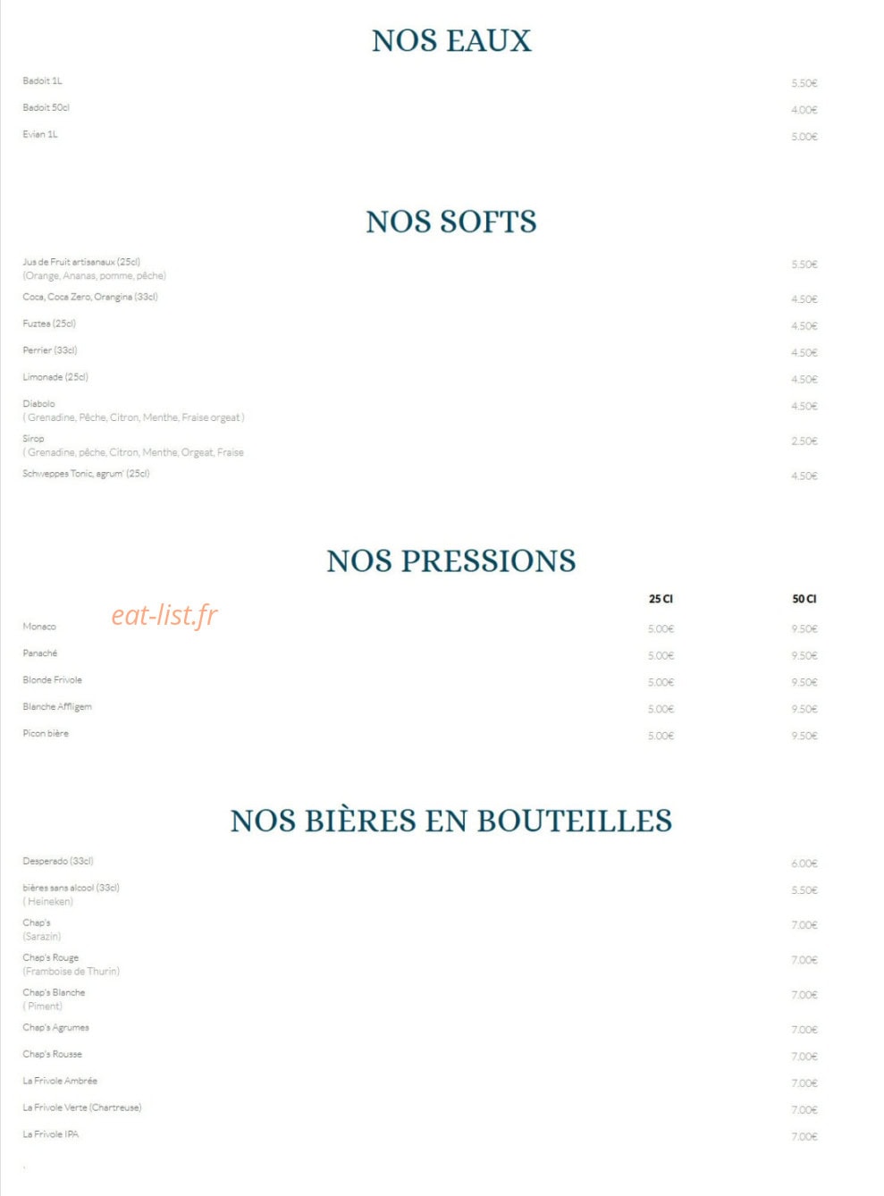 RestÔ JV — carte page 4