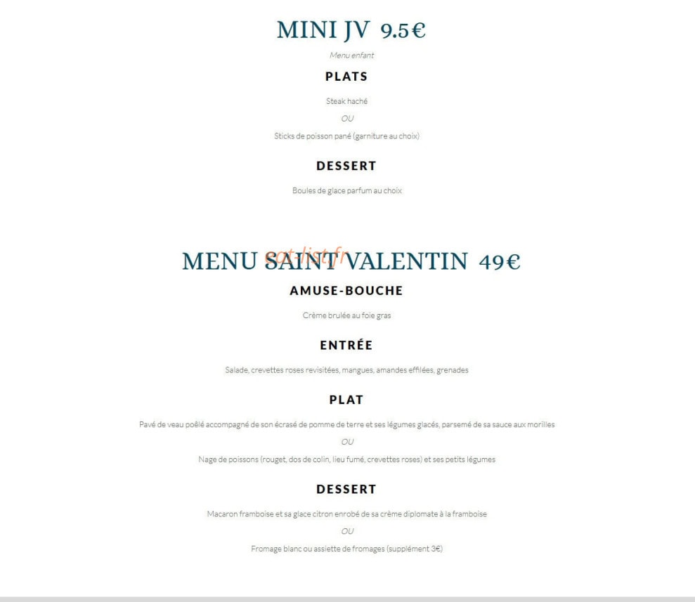 RestÔ JV — carte page 3