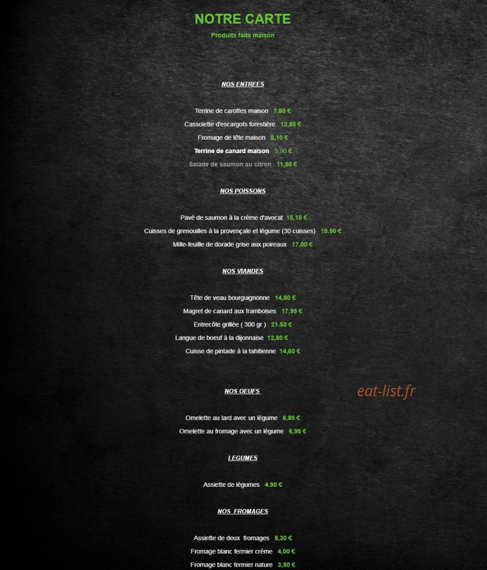 La Bergerie — carte page 2