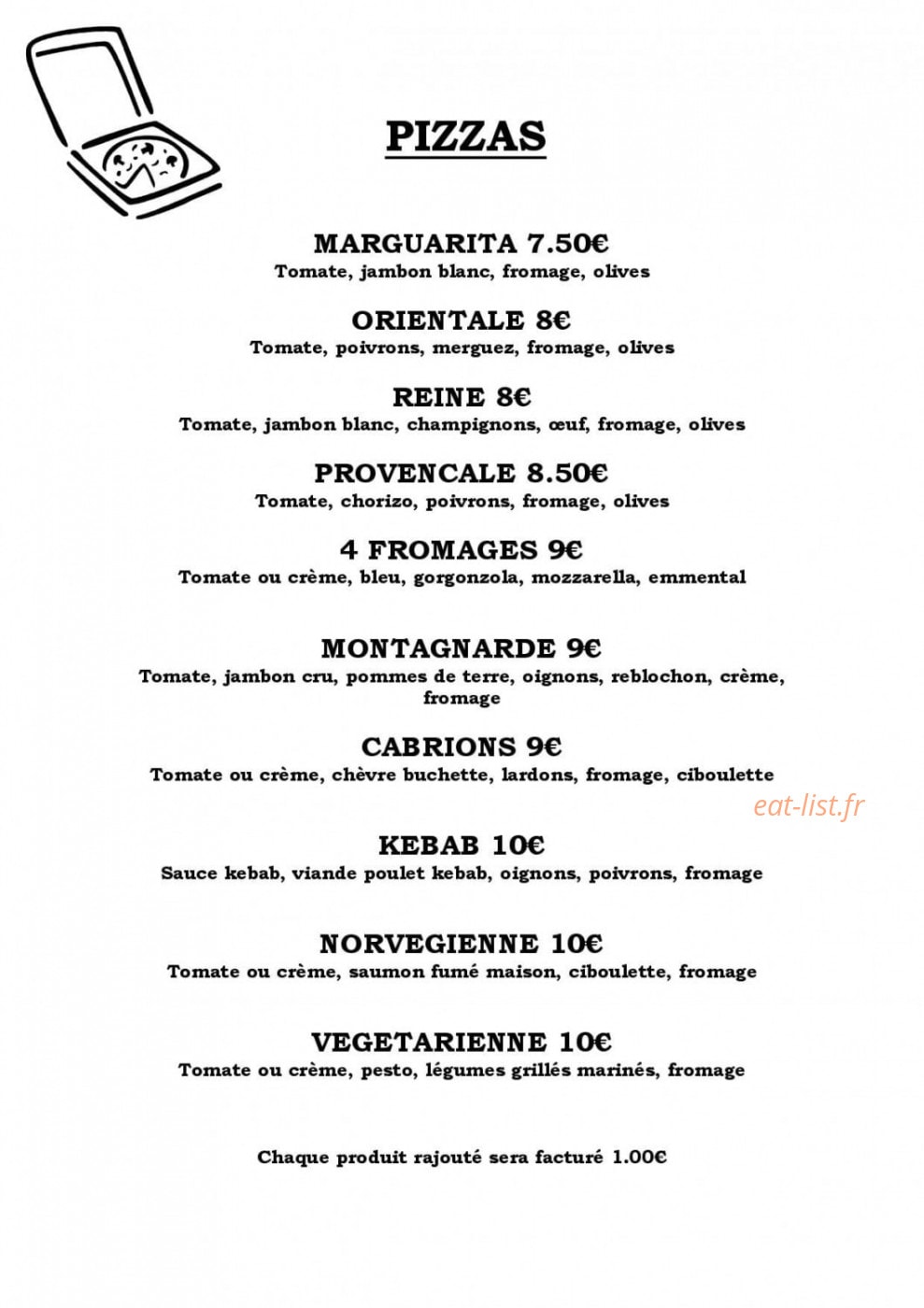 Les Touristes — carte page 2