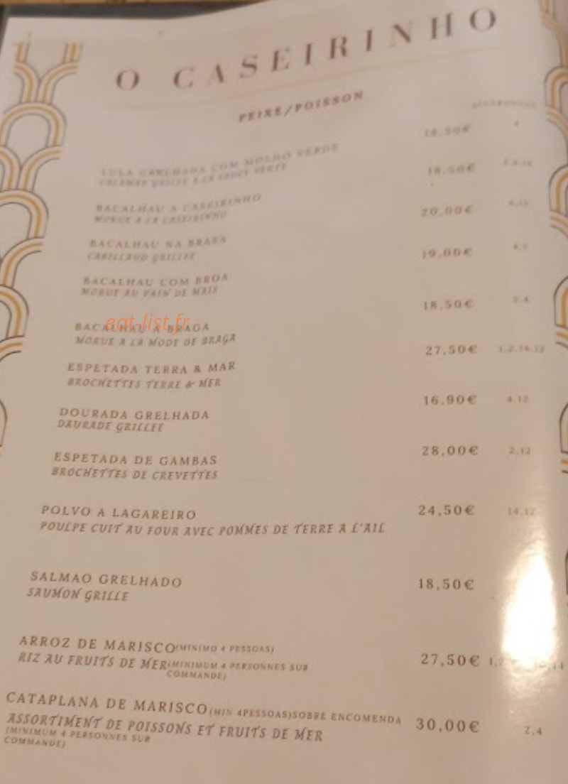 O Caseirinho — carte page 1