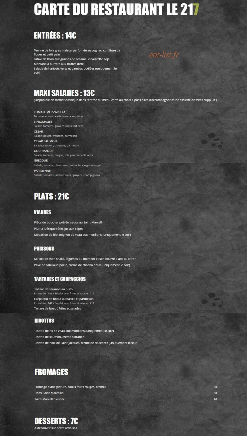 LE 217 — carte page 2