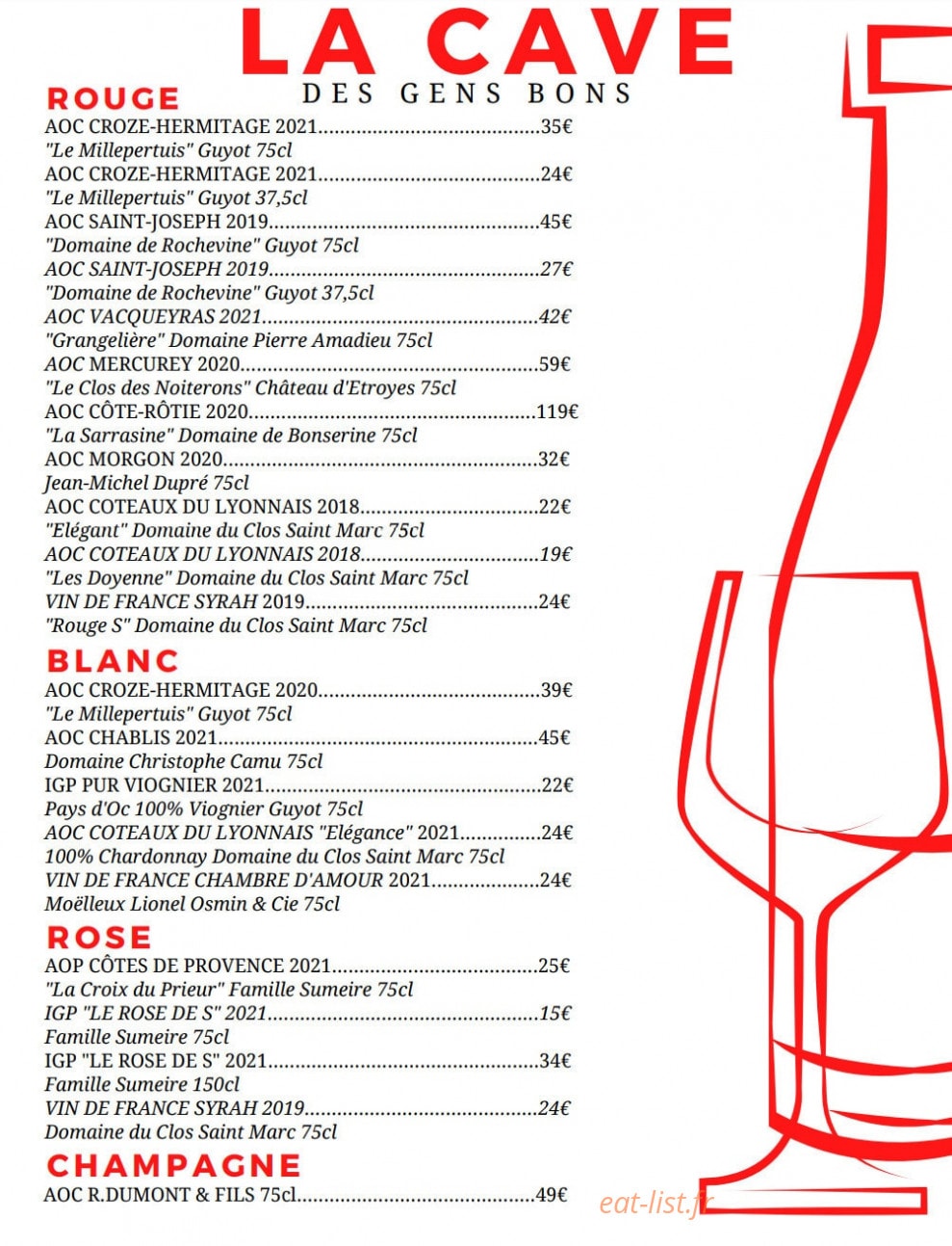 Des Gens Bons — carte page 6