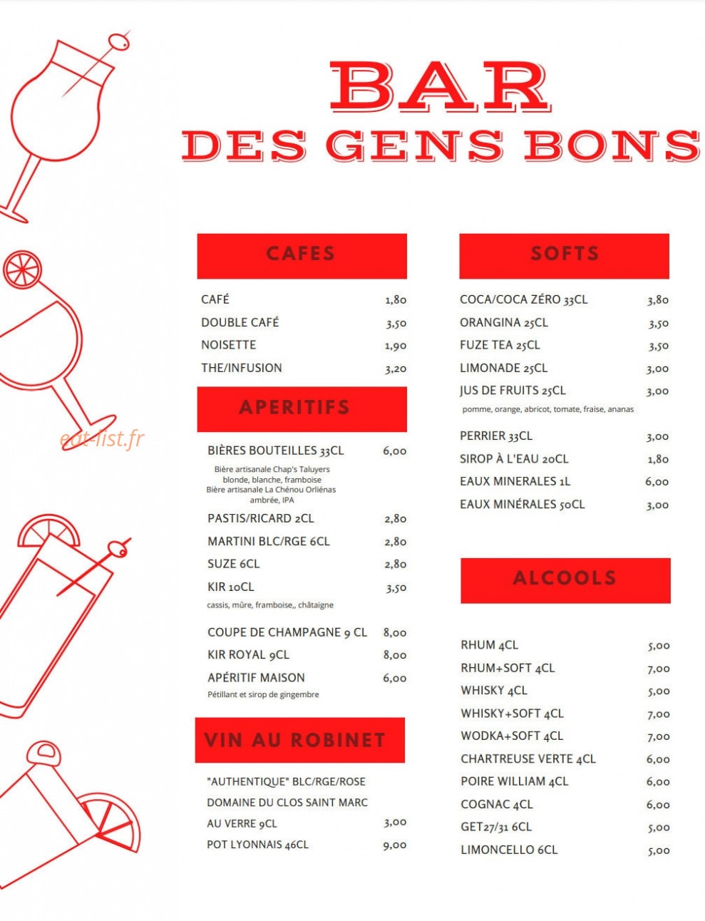 Des Gens Bons — carte page 5