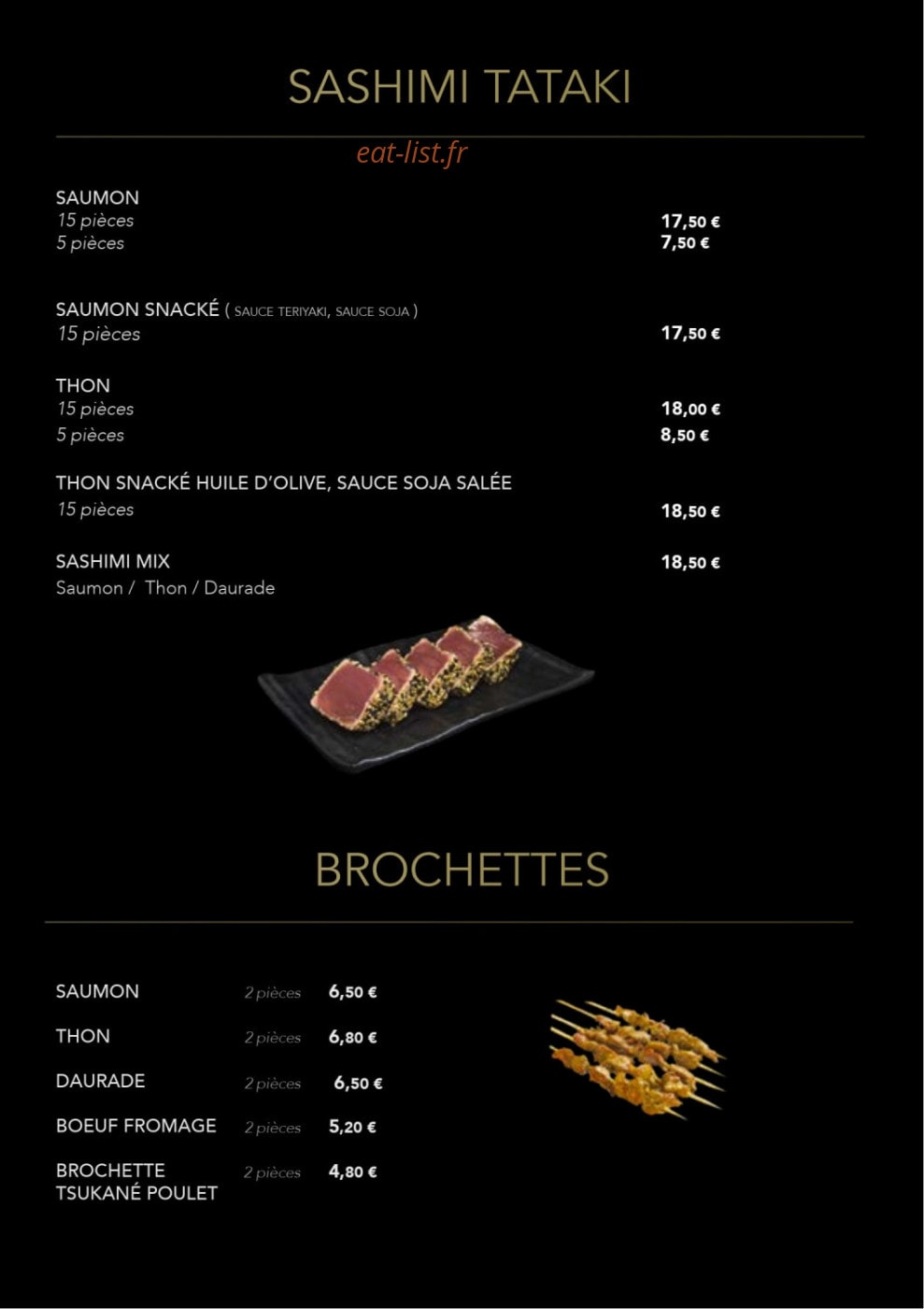 Le comptoir de Miyamoto — carte page 6