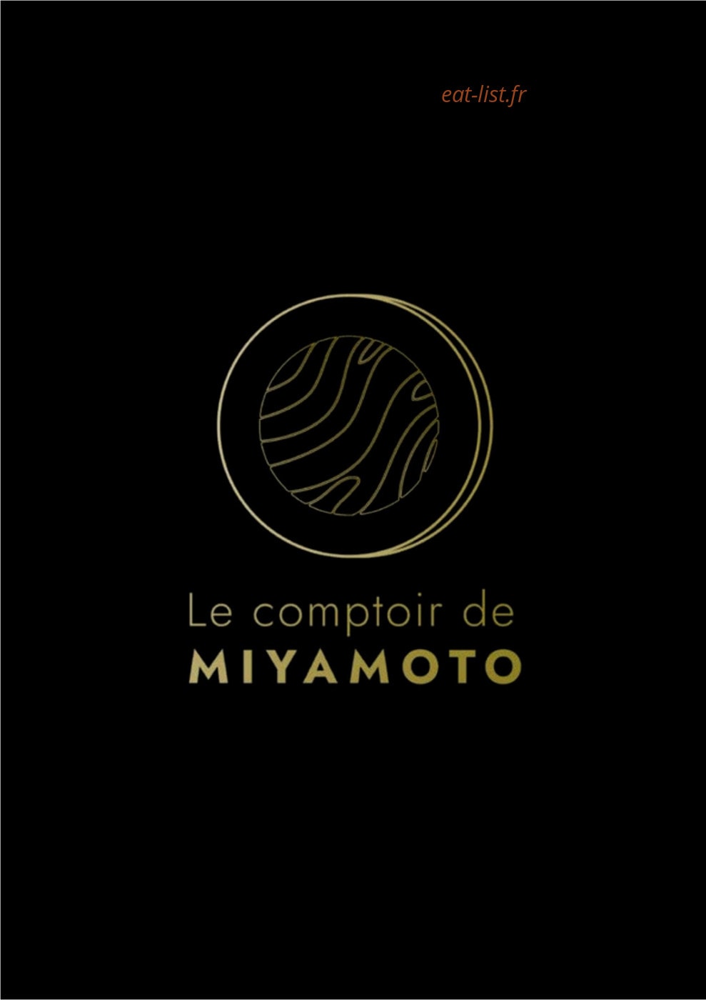 Le comptoir de Miyamoto — carte page 1