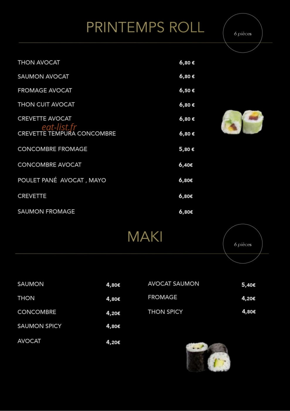 Le comptoir de Miyamoto — carte page 5