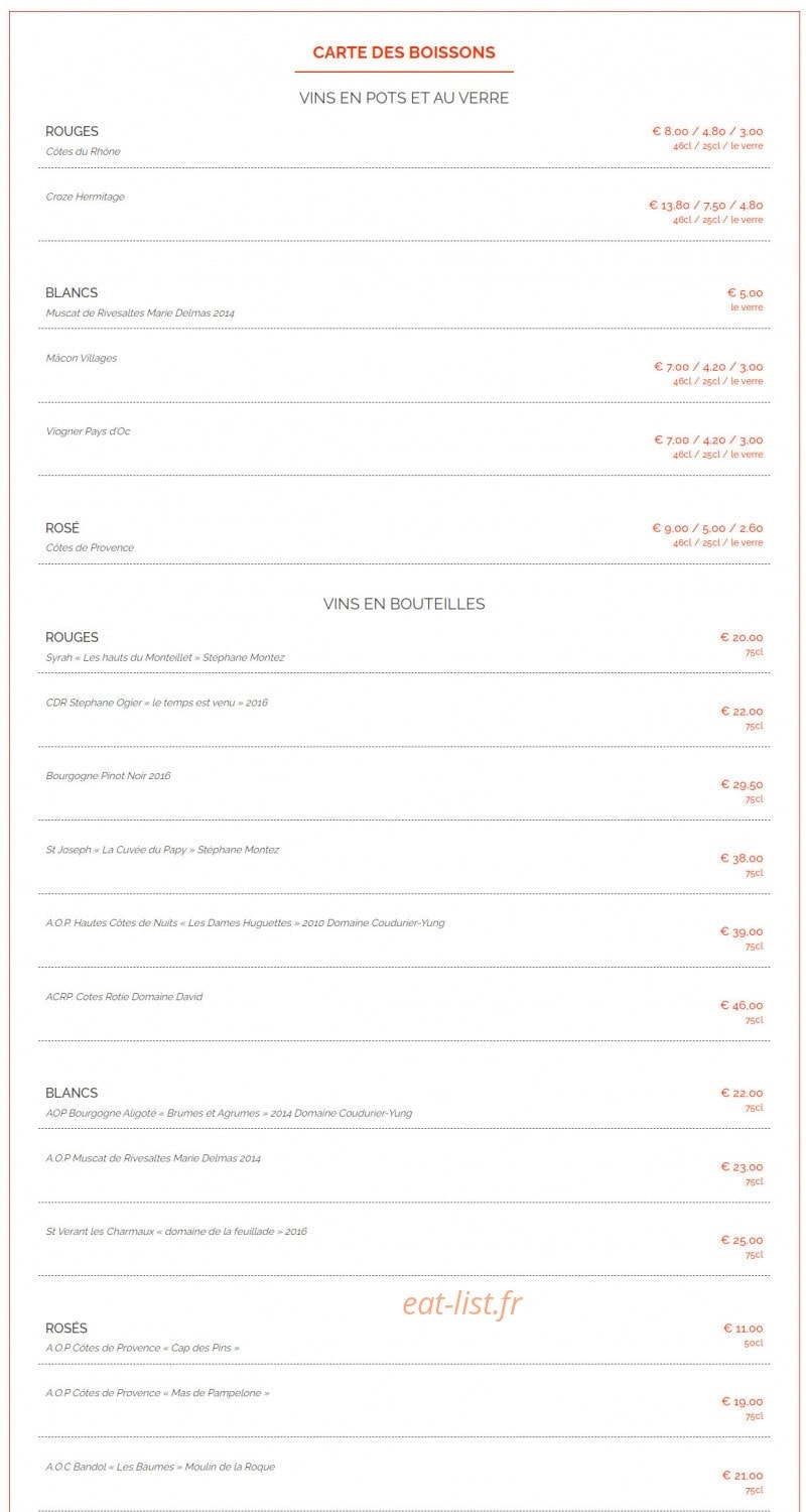 Le Comptoir des Lônes — carte page 4
