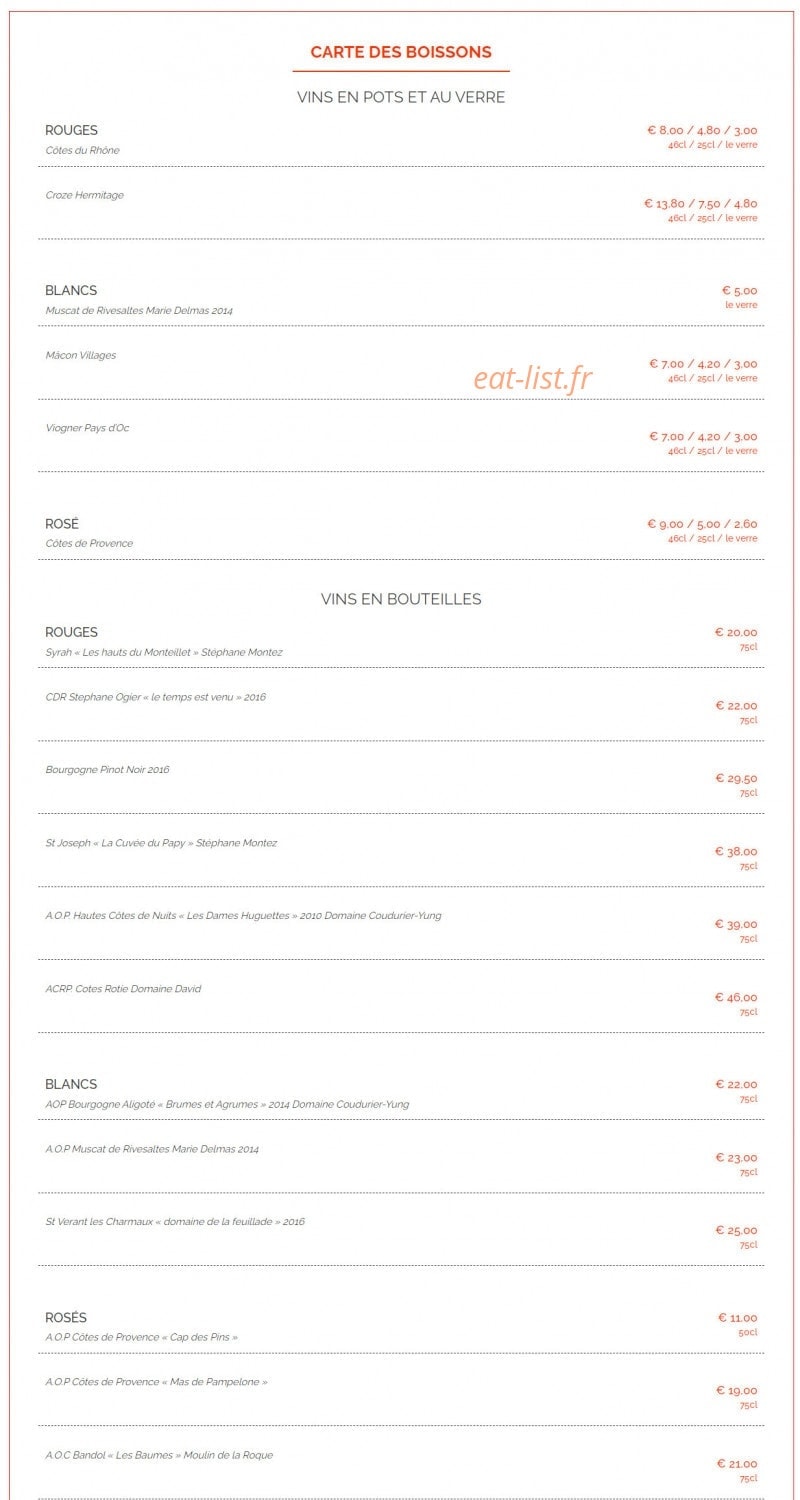 Le Comptoir des Lônes — carte page 2