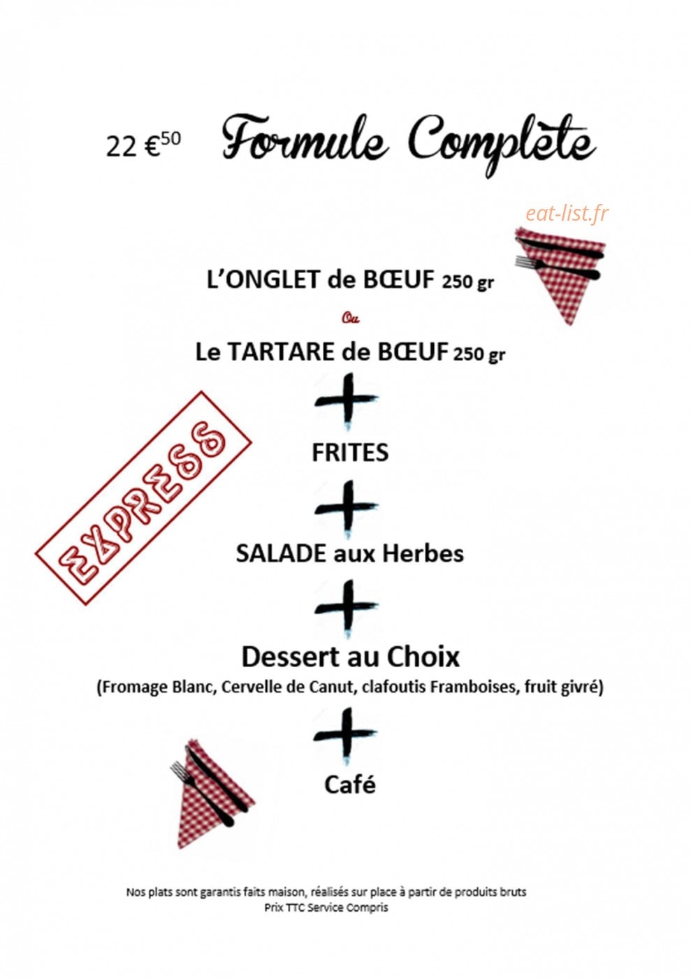 La Nappe à Carreaux — carte page 2
