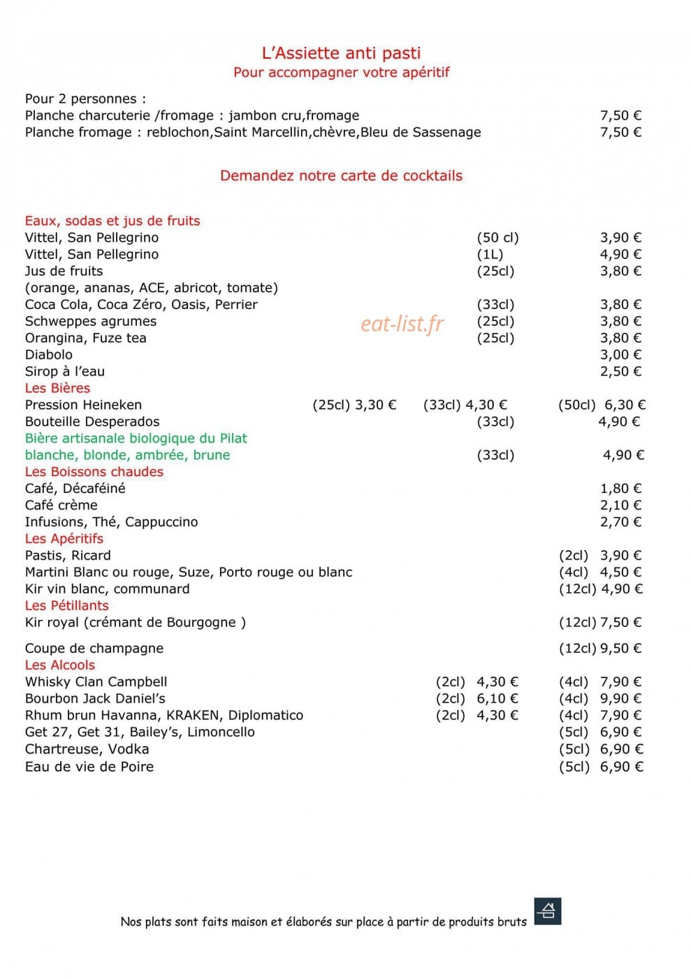La Table De César — carte page 3