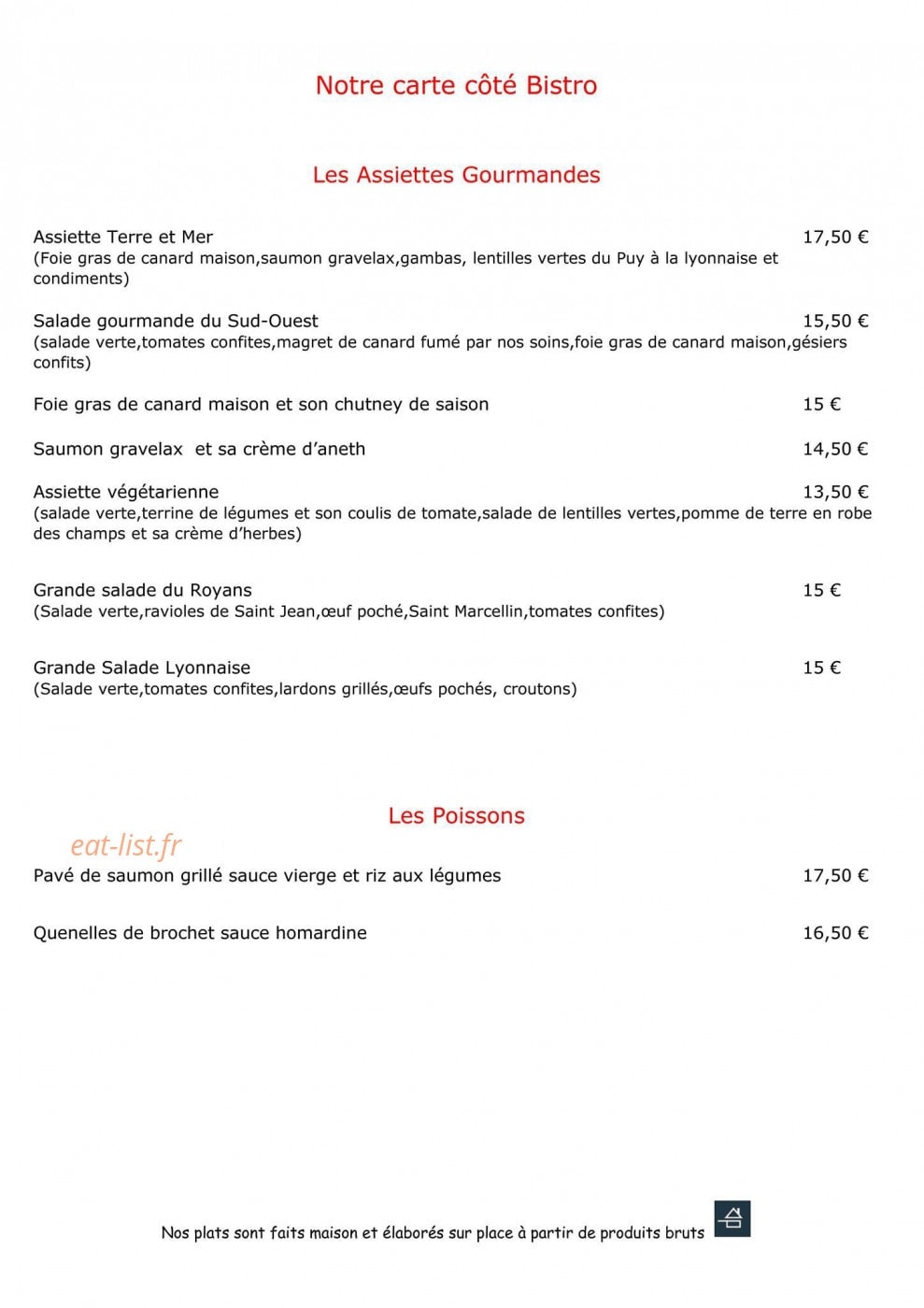 La Table De César — carte page 4