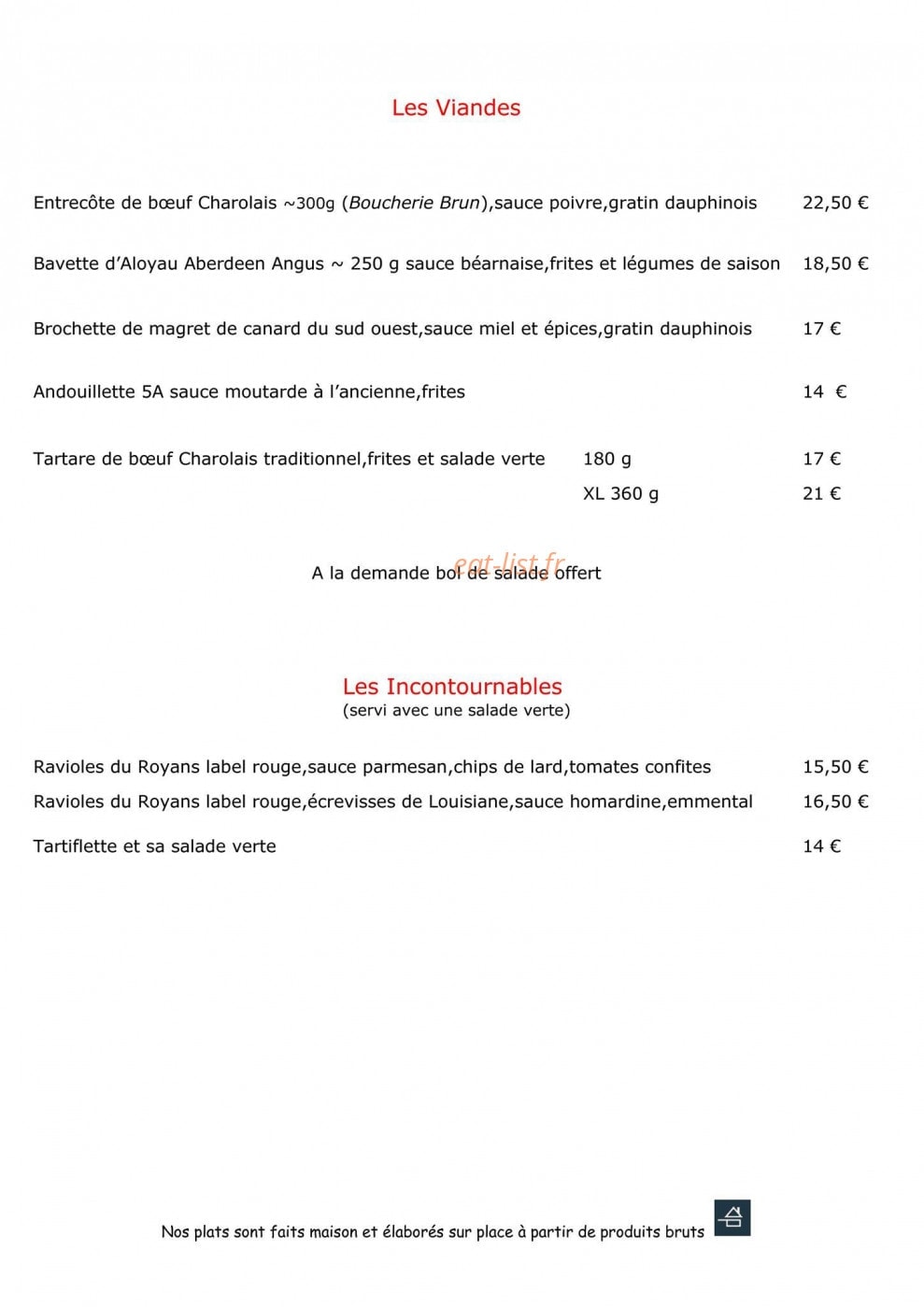 La Table De César — carte page 5