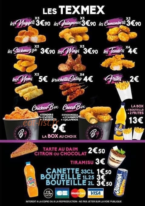 Burger Nine — carte page 2