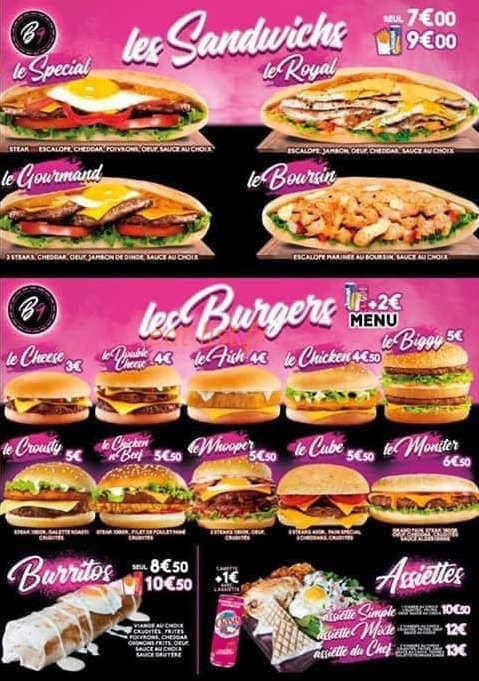 Burger Nine — carte page 4
