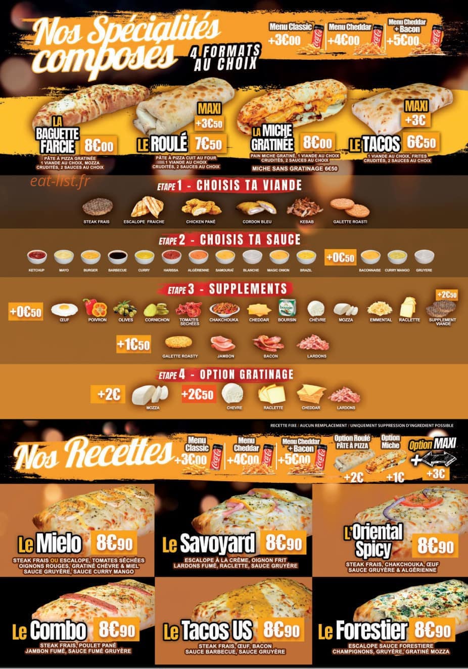 Les freres burger — carte page 3