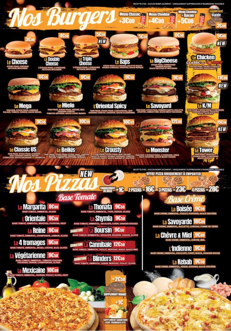 Les freres burger — carte page 2