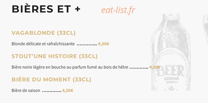Smoké and Fries — carte page 6