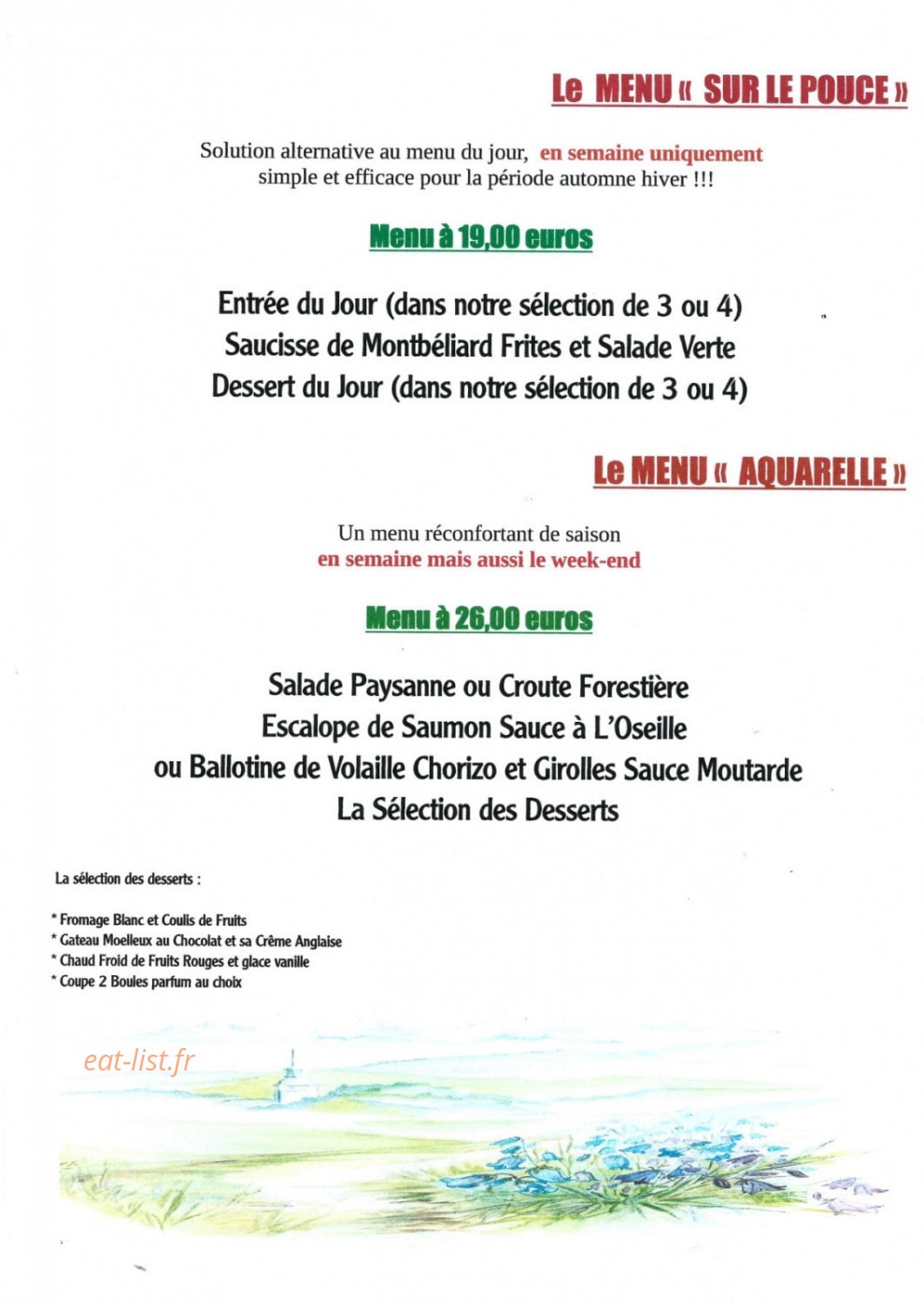 L aquarelle — carte page 3