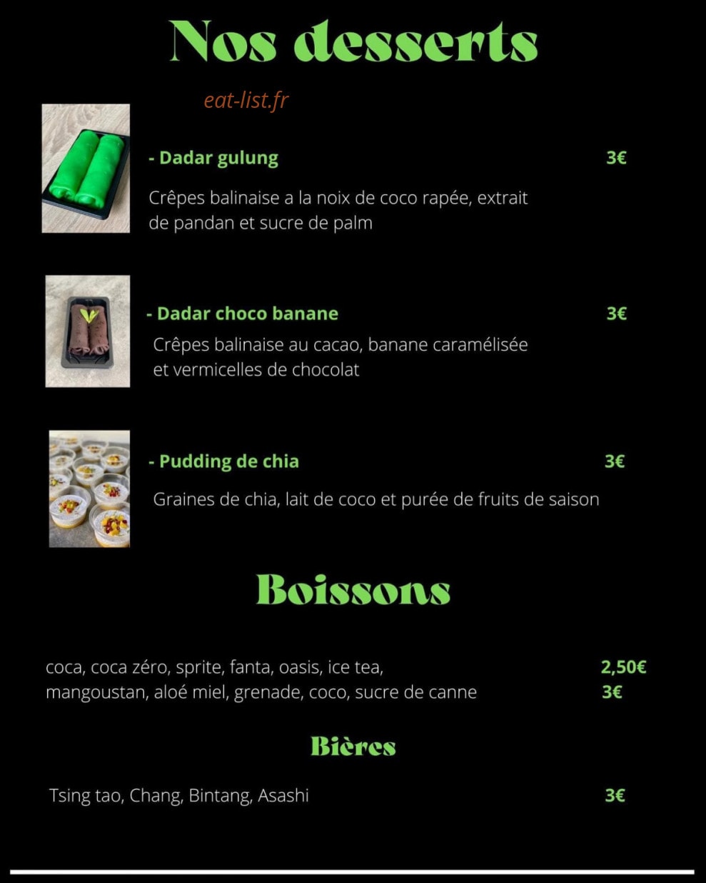 Chiko & Phana — carte page 4